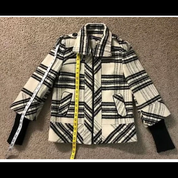 Ci Sono /Cavalinini Wool Blend Jacket - knit cuffs - Picture 3 of 10